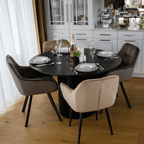 Masa dining MAHIR, negru