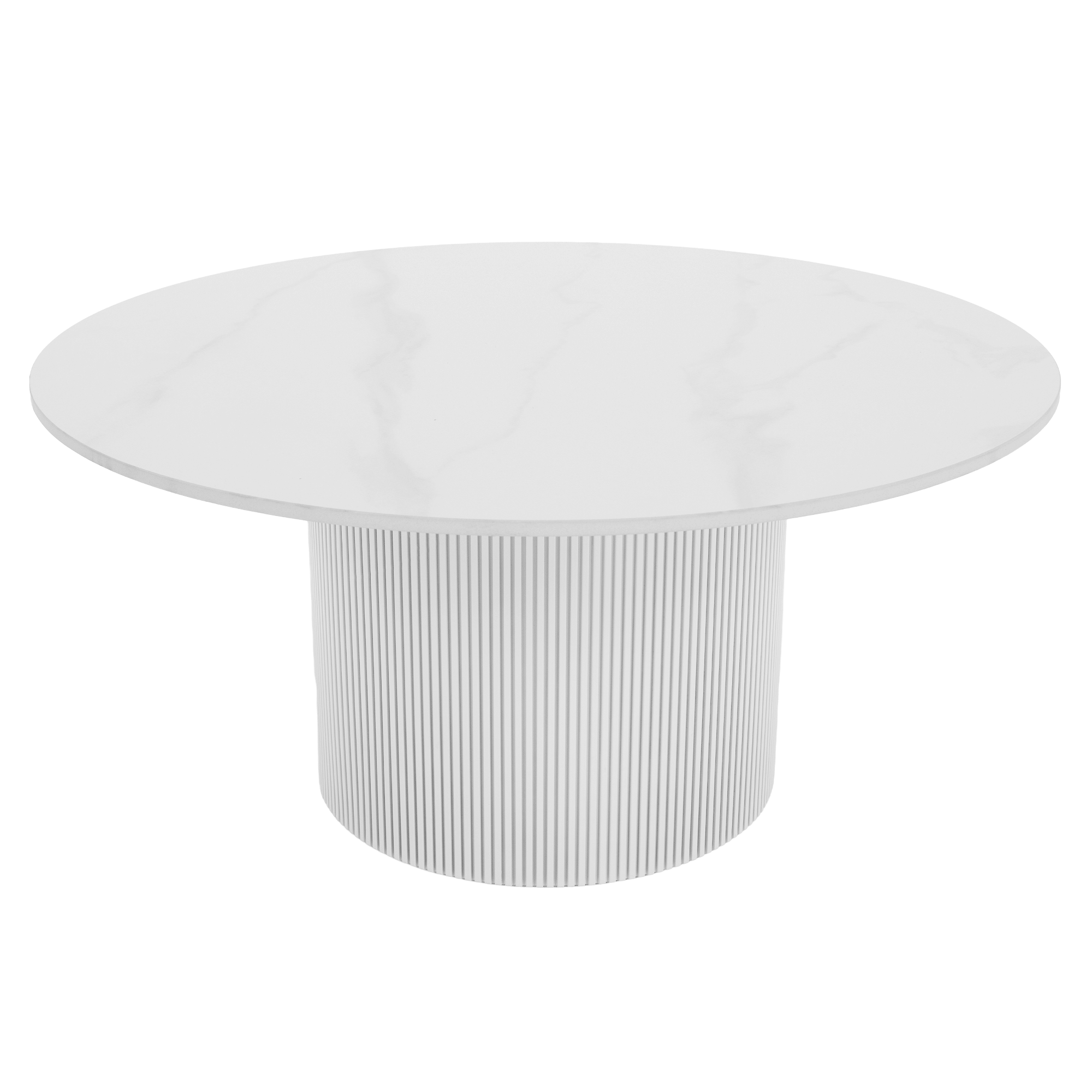Masuta de cafea MAHIR, marmura alb