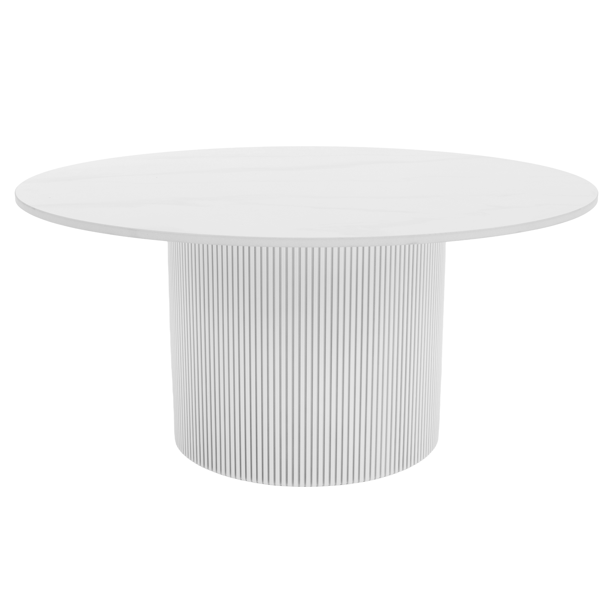 Masuta de cafea MAHIR, marmura alb