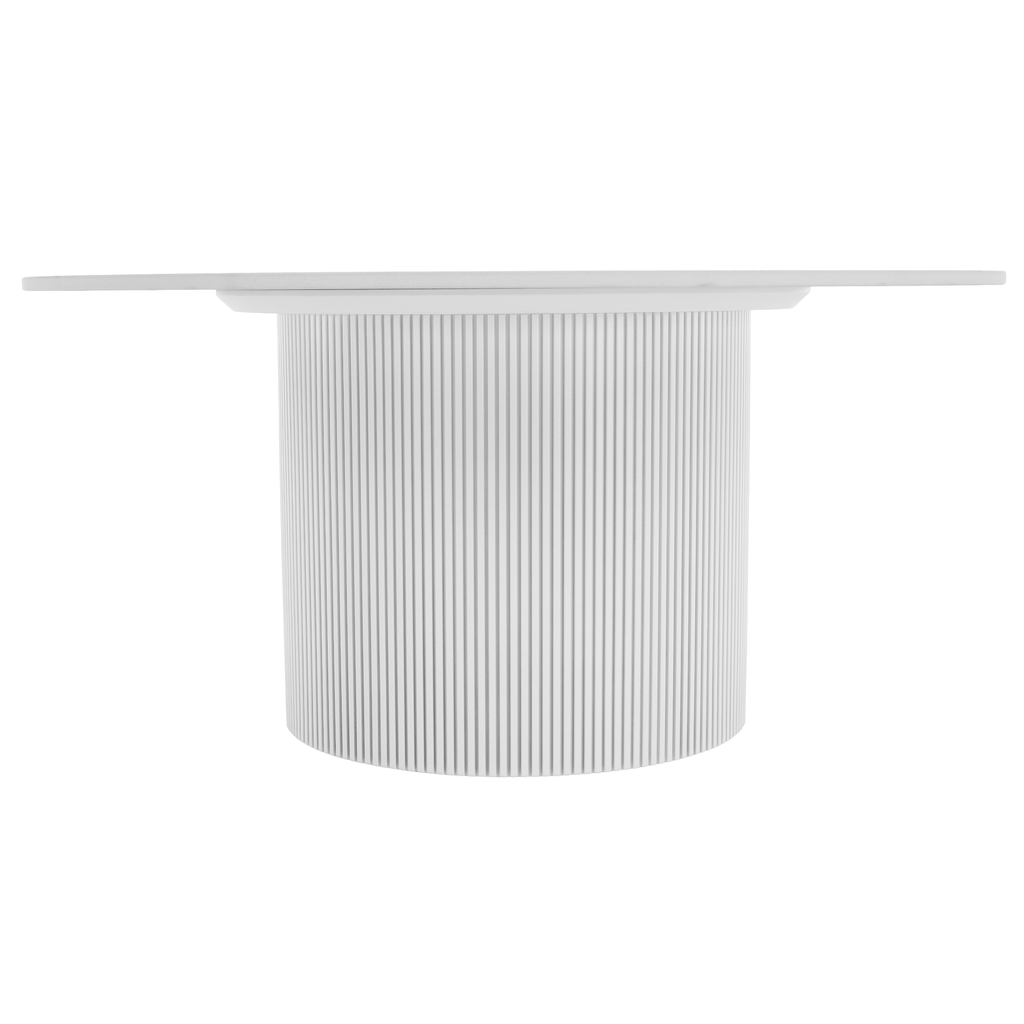 Masuta de cafea MAHIR, marmura alb