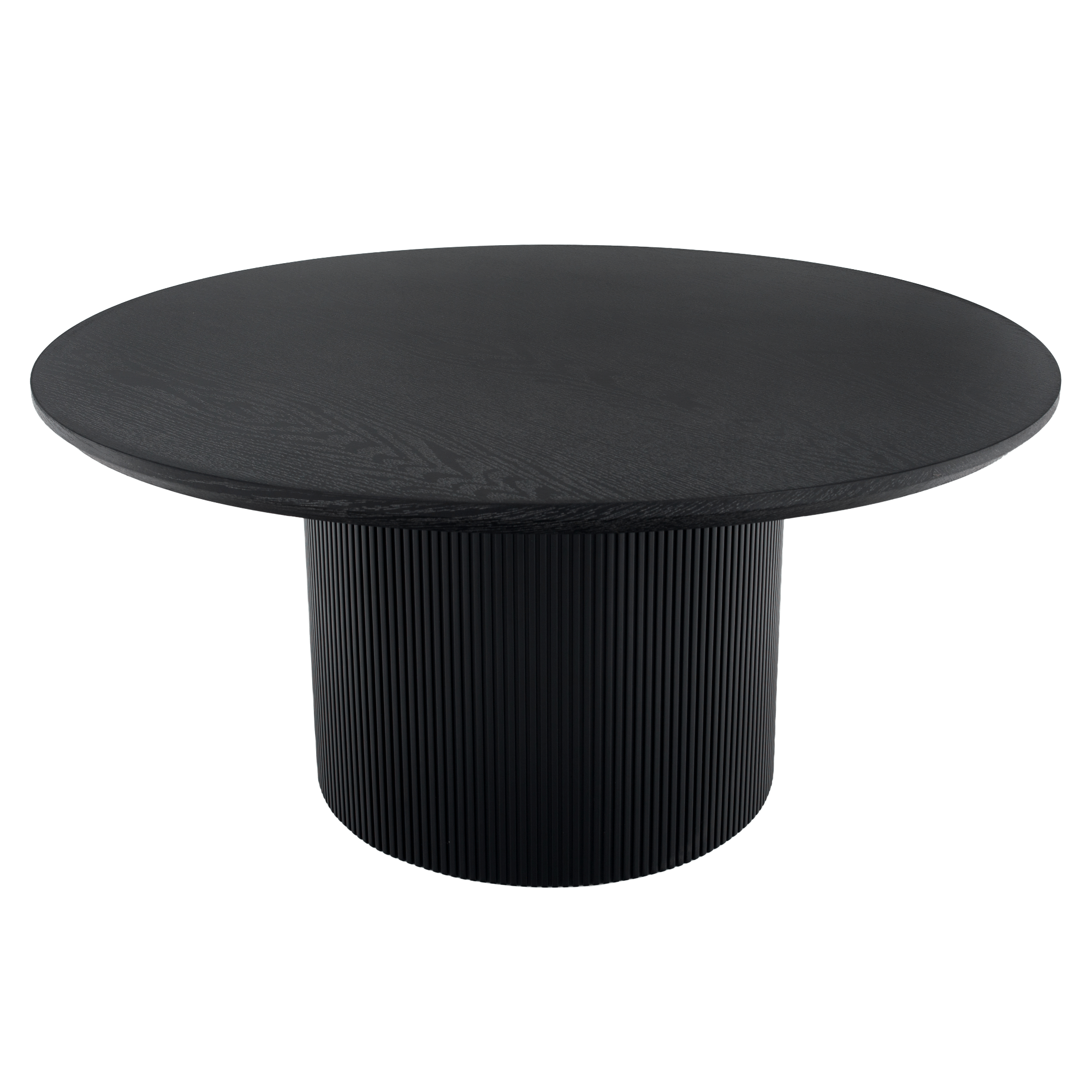 Masuta de cafea MAHIR TYP 2, negru, diametru 80 cm