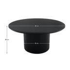 Masuta de cafea MAHIR, negru