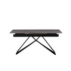 Masa dining MAJED, beton / negru