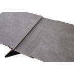 Masa dining MAJED, beton / negru