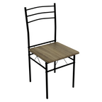 Set dining MAKO, stejar sonoma / negru