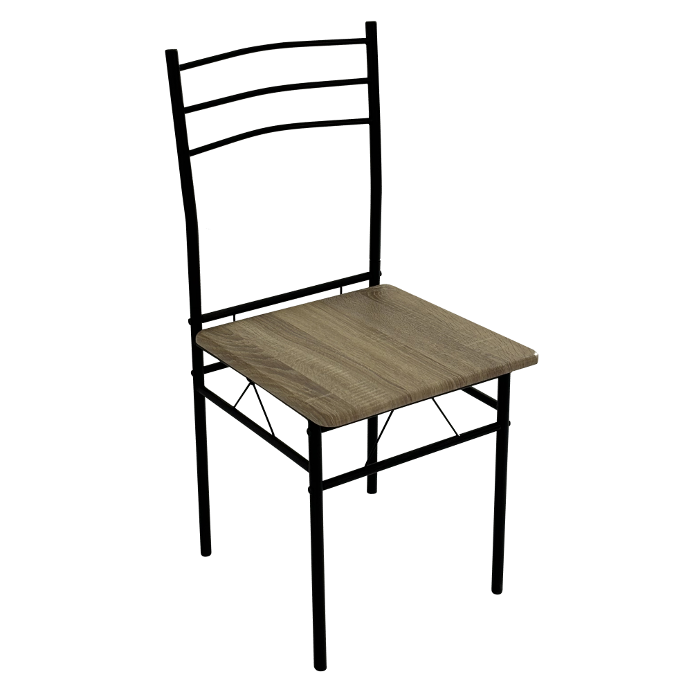 Set dining MAKO, stejar sonoma / negru