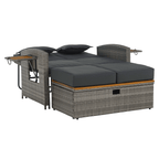 Set gradina MALORY, gri / natural