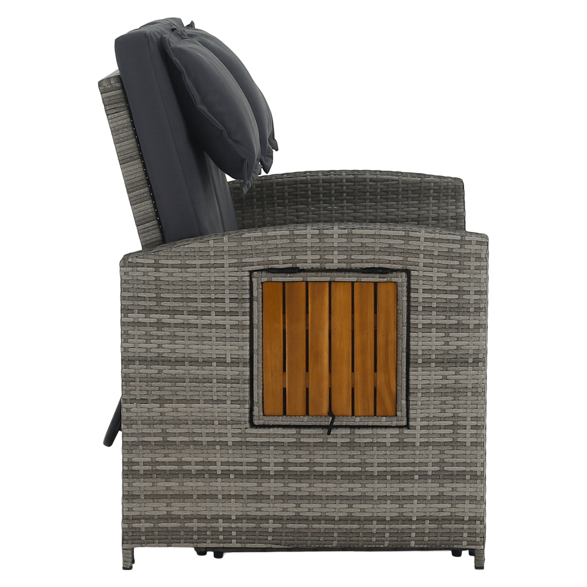 Set gradina MALORY, gri / natural
