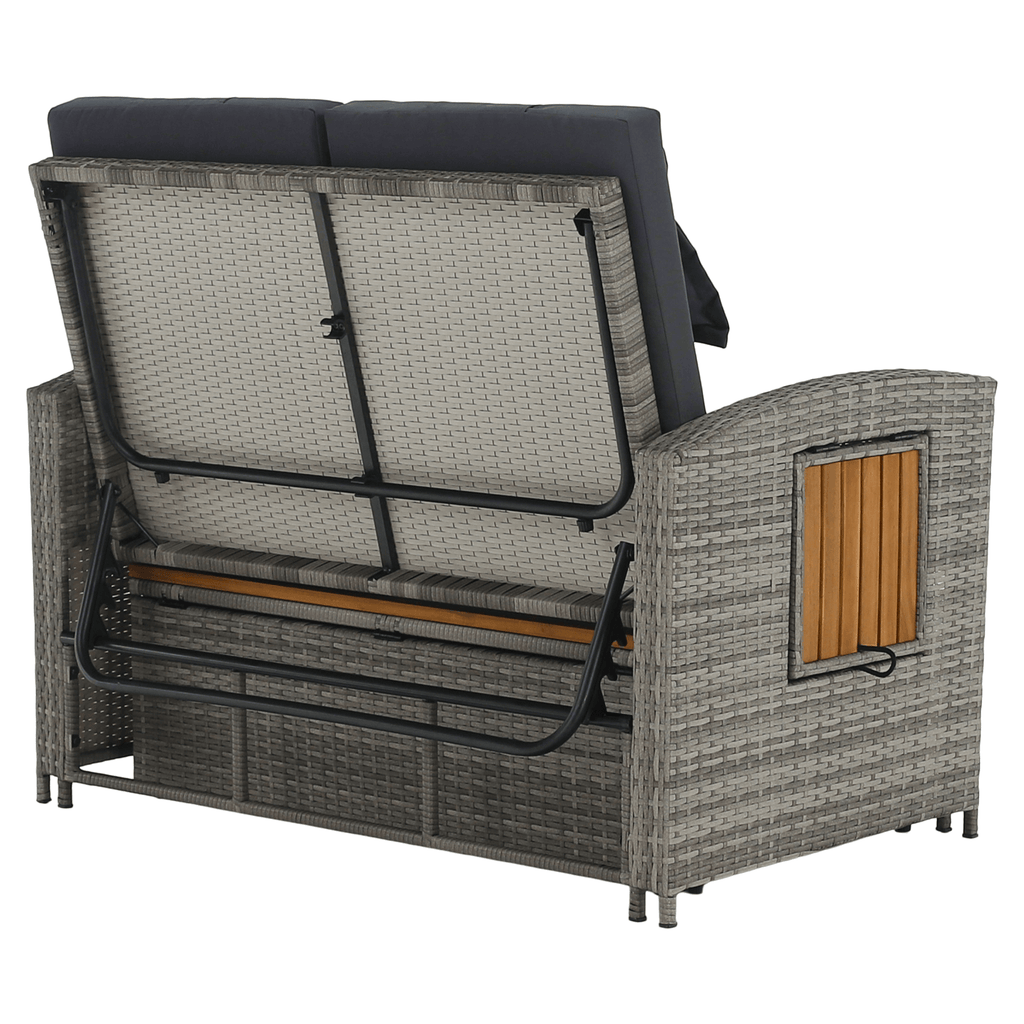 Set gradina MALORY, gri / natural