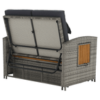Set gradina MALORY, gri / natural
