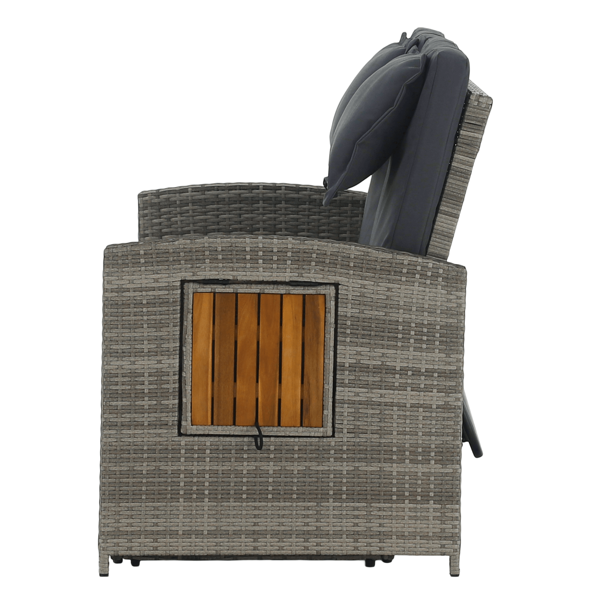 Set gradina MALORY, gri / natural