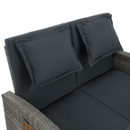 Set gradina MALORY, gri / natural