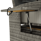Set gradina MALORY, gri / natural