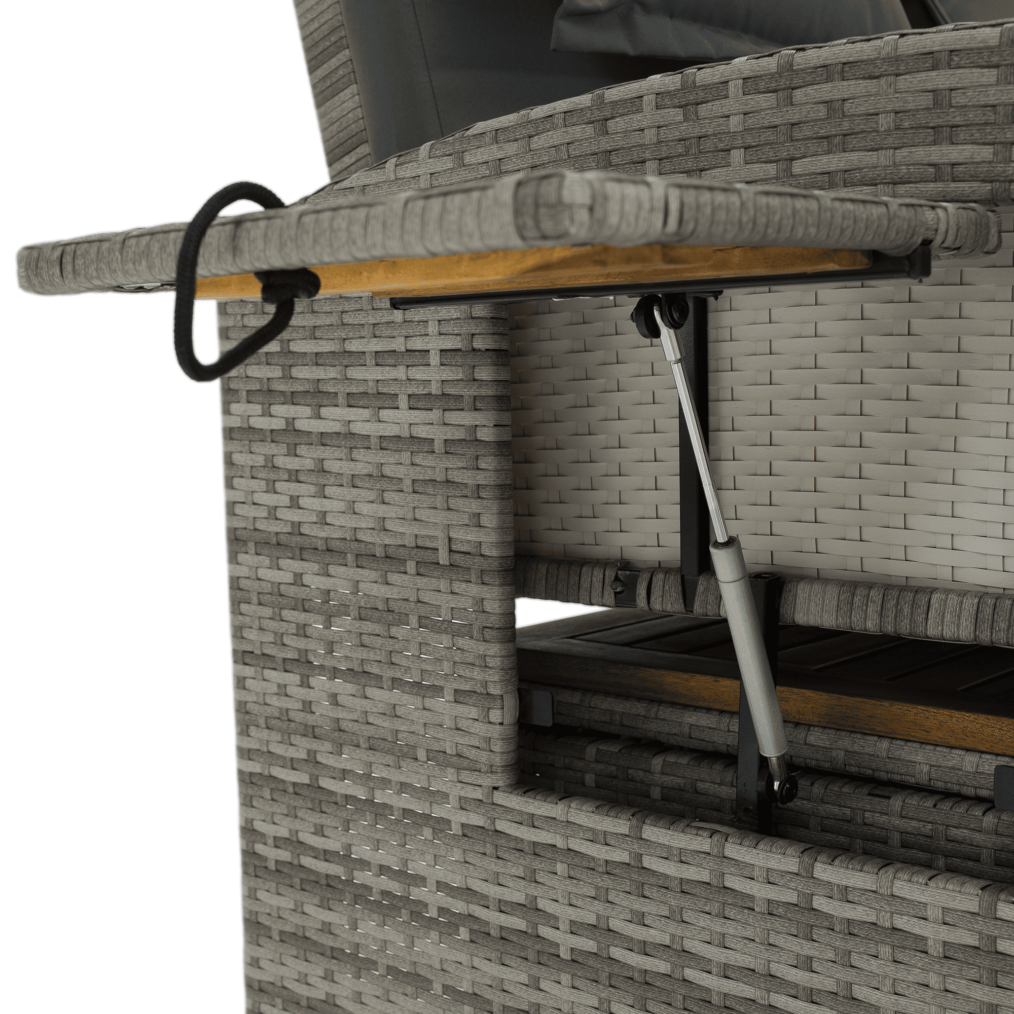Set gradina MALORY, gri / natural