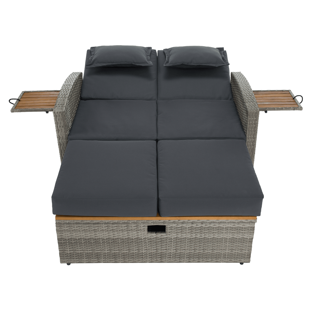 Set gradina MALORY, gri / natural