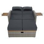 Set gradina MALORY, gri / natural