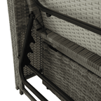 Set gradina MALORY, gri / natural