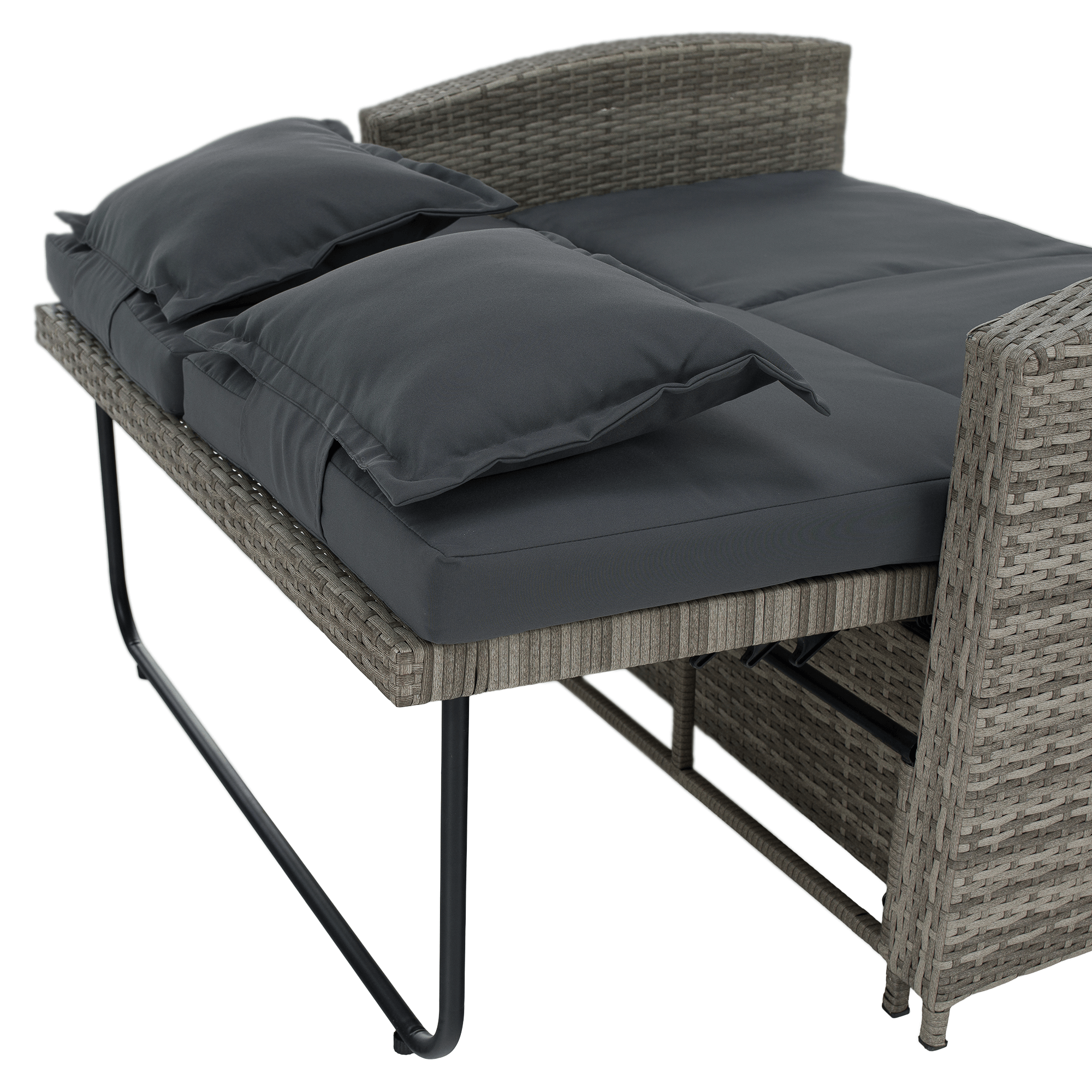 Set gradina MALORY, gri / natural