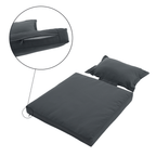 Set gradina MALORY, gri / natural