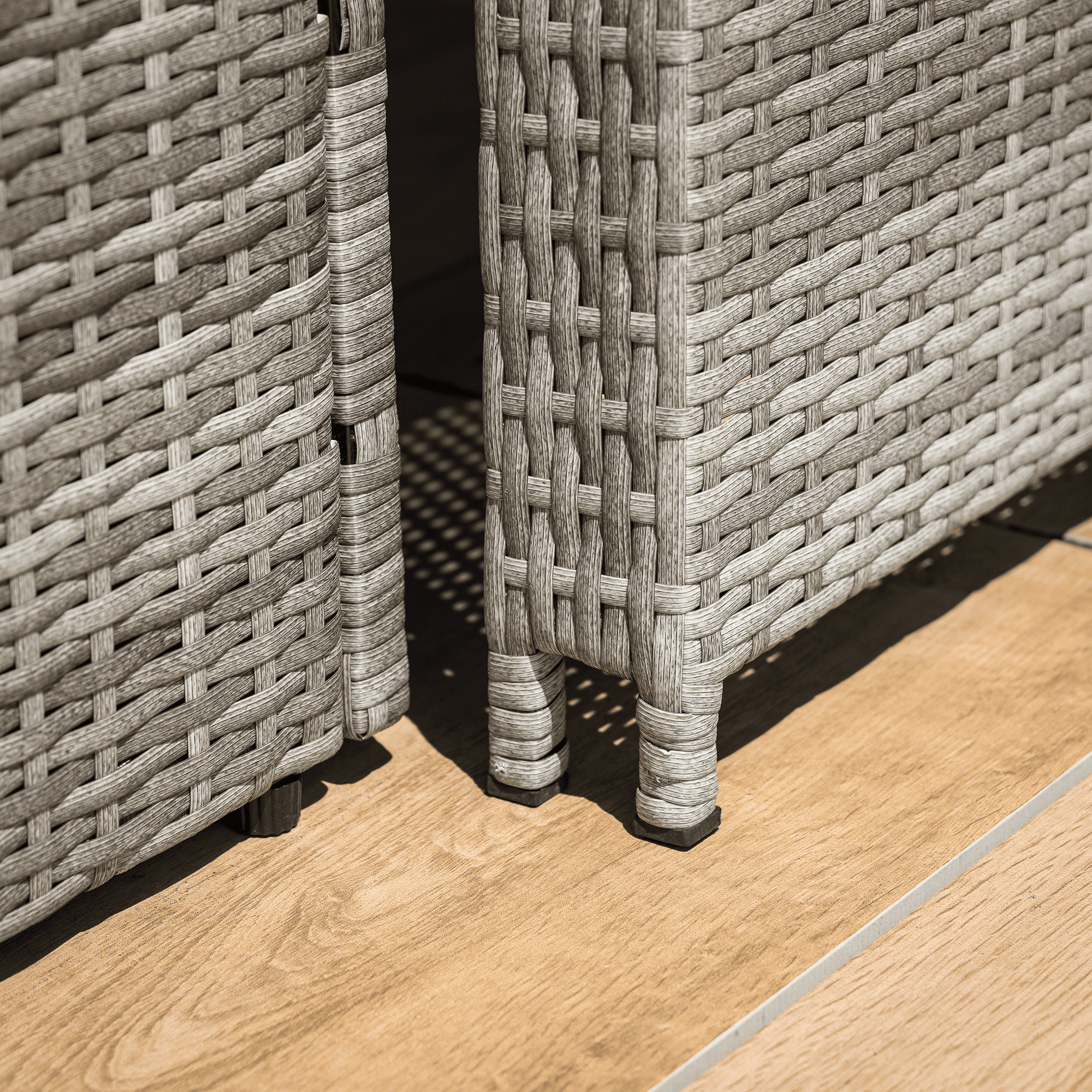 Set gradina MALORY, gri / natural
