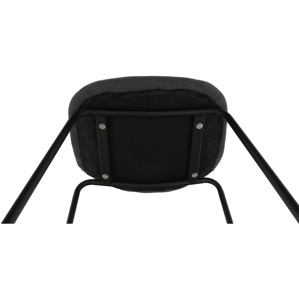 Scaun de bar MARIOLA, gri inchis