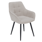Scaun de design MARKEN, bej/negru