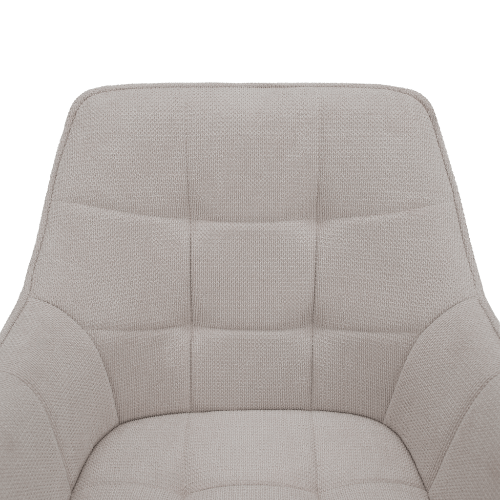 Scaunul de design, bej/negru, MARKEN