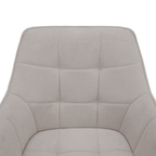 Scaunul de design, bej/negru, MARKEN