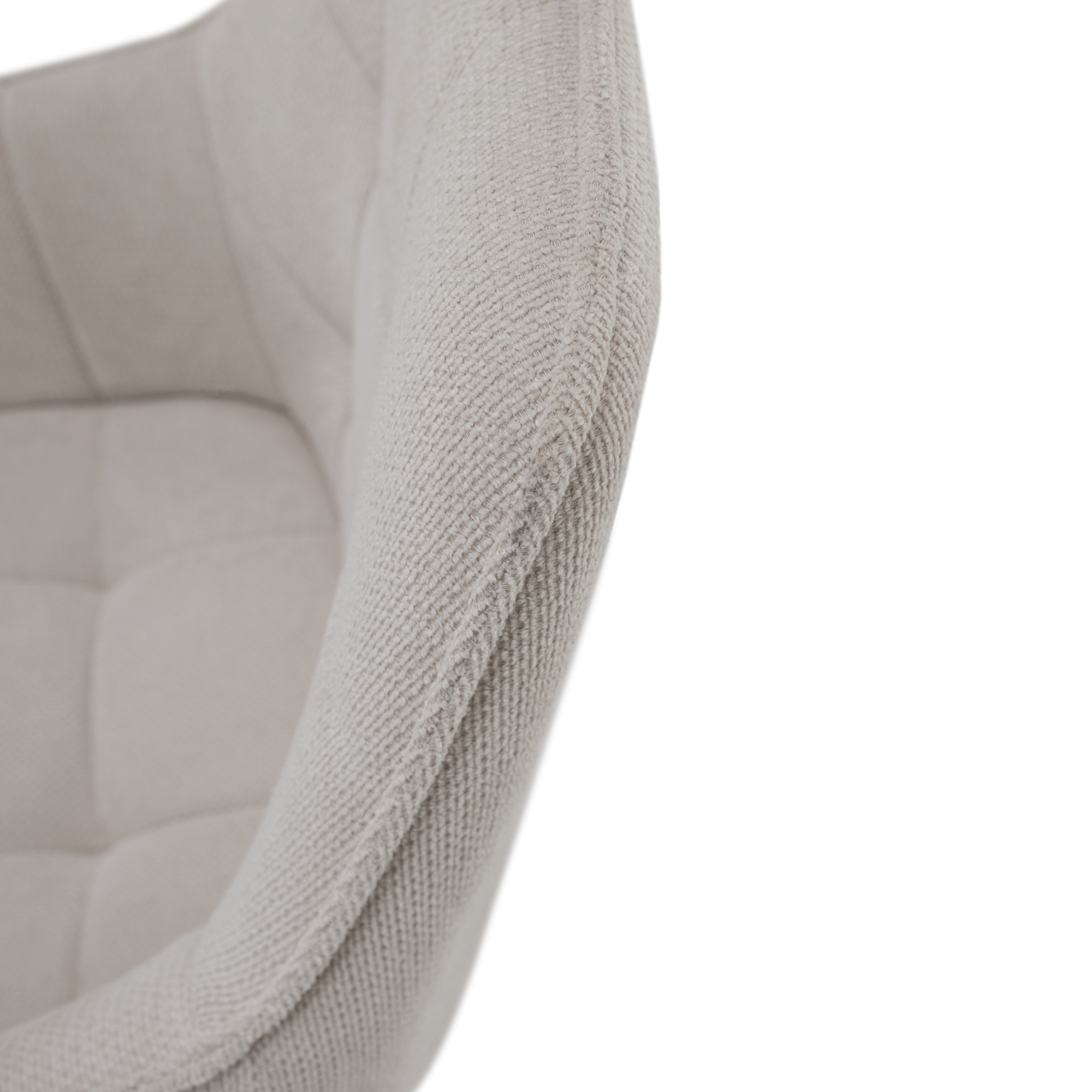 Scaunul de design, bej/negru, MARKEN