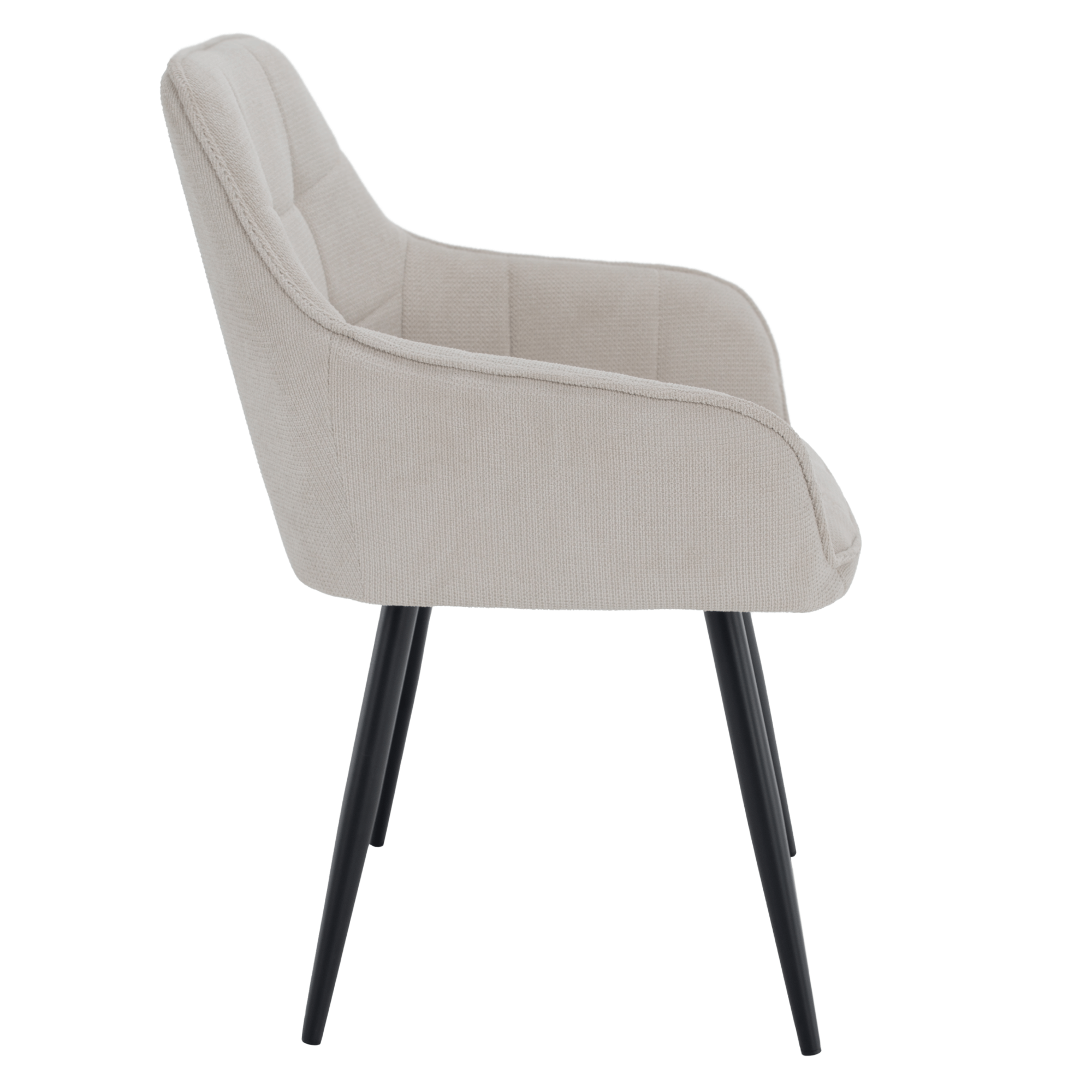 Scaunul de design, bej/negru, MARKEN