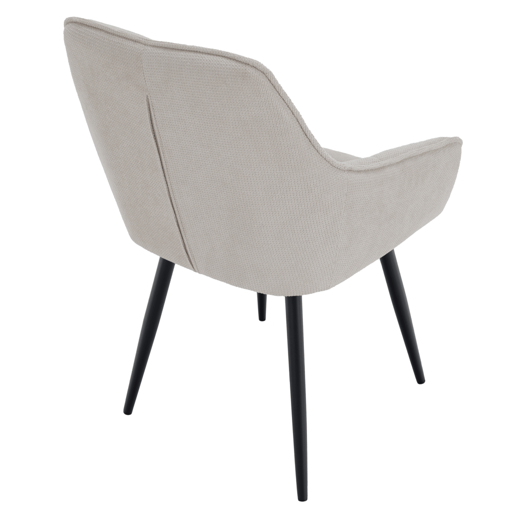 Scaunul de design, bej/negru, MARKEN