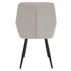Scaunul de design, bej/negru, MARKEN