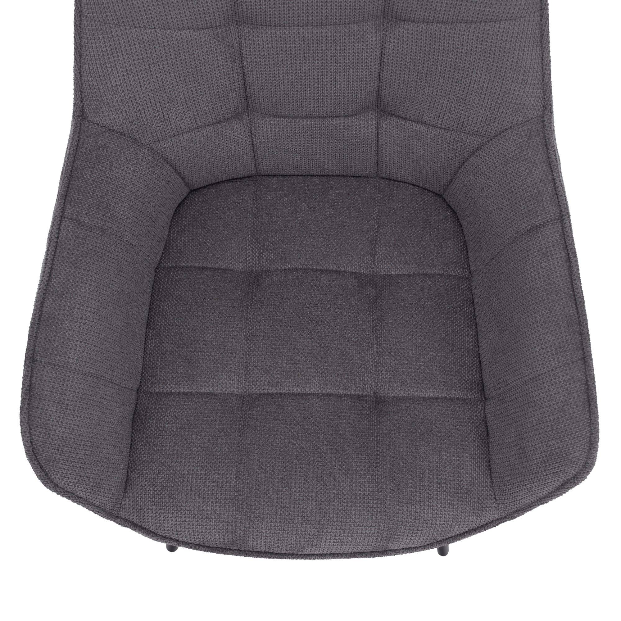 Scaun de design, gri/negru, MARKEN