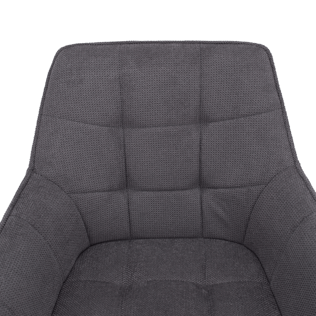 Scaun de design, gri/negru, MARKEN