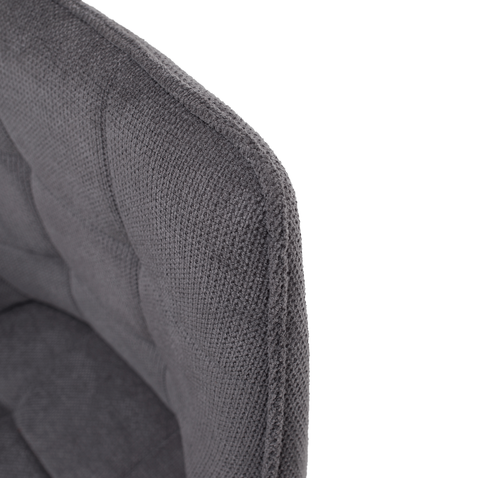 Scaun de design, gri/negru, MARKEN