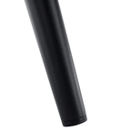 Scaun de design, gri/negru, MARKEN