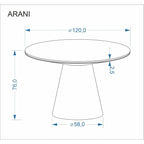 Masa ARANI, bej/nuc