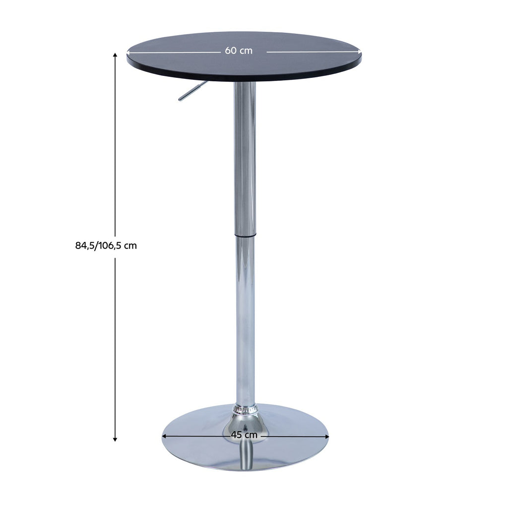 Masă bar Brany 3 – schiță cu dimensiuni