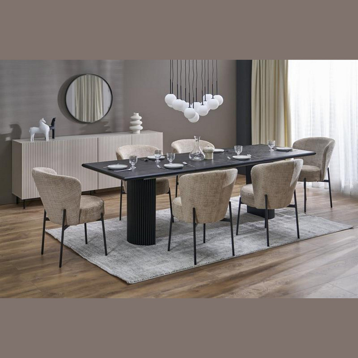 Masă dining Bolero în bucătărie și în sufragerie