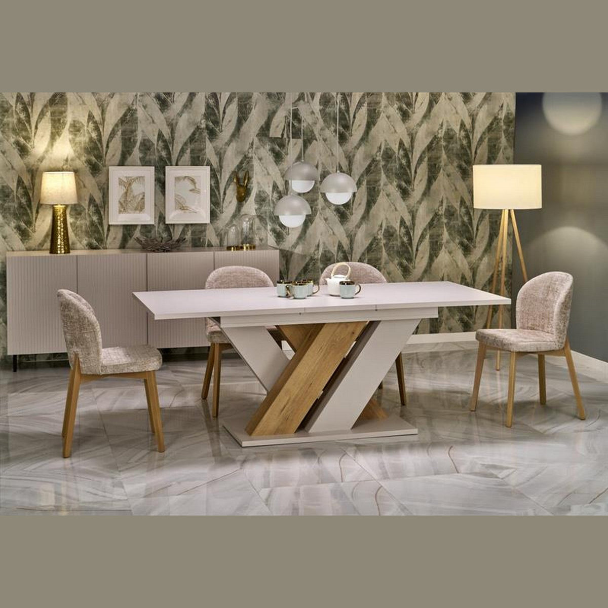 Masă dining Brandon în bucătărie și în sufragerie