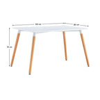 Masă dining Didier 5 – schiță cu dimensiuni