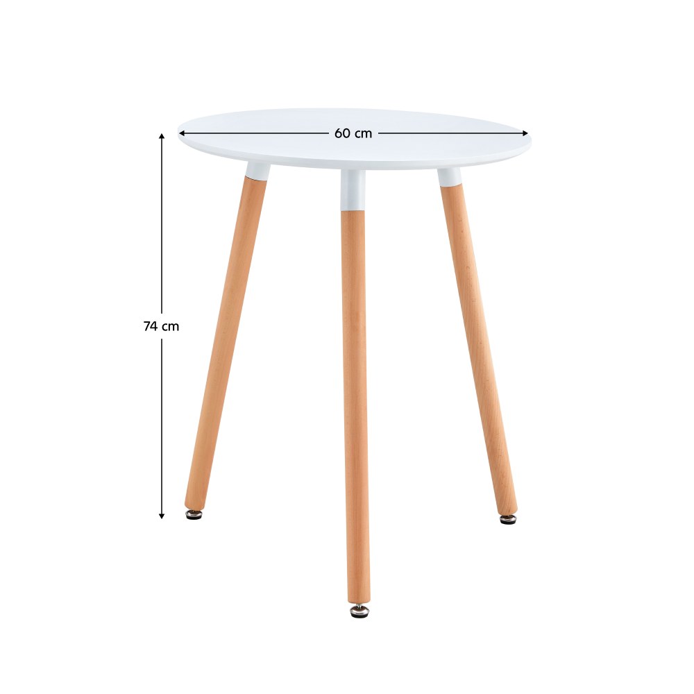 Masă dining Elcan – schiță cu dimensiuni