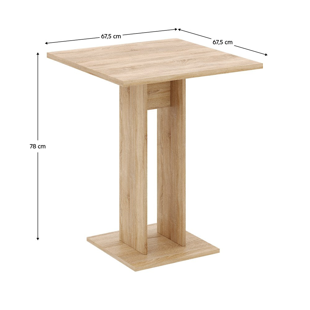 Masă dining Everet – schiță cu dimensiuni