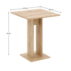 Masă dining Everet – schiță cu dimensiuni