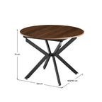 Masă dining Abero – schiță cu dimensiuni