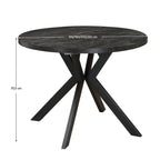 Masă dining Lukos – schiță cu dimensiuni