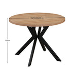 Masă dining Lukos – schiță cu dimensiuni