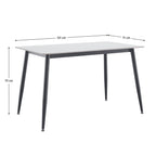 Masă dining Florenc – schiță cu dimensiuni