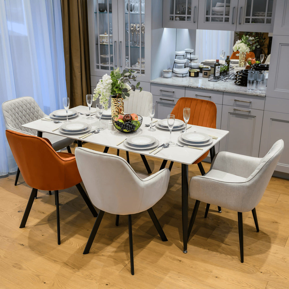 Masă dining Florenc în bucătărie și în sufragerie, imaginea 2