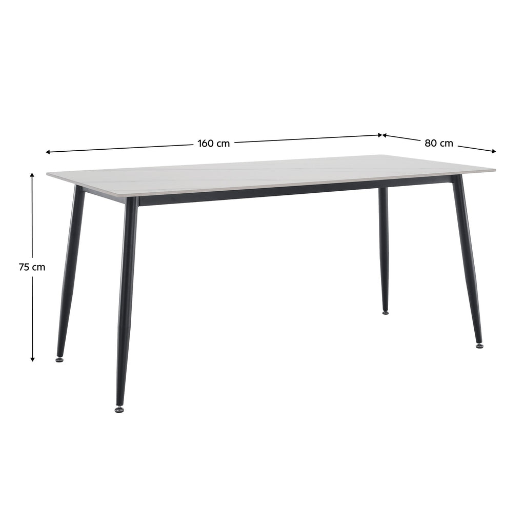 Masă dining Florenc – schiță cu dimensiuni